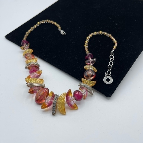 ANTICA Murrina Venezia Murano Italian Glass Necklace - Picture 6 of 10